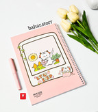 دفتر حاشیه دار فانتزی پیتیکو ۶۰ برگ