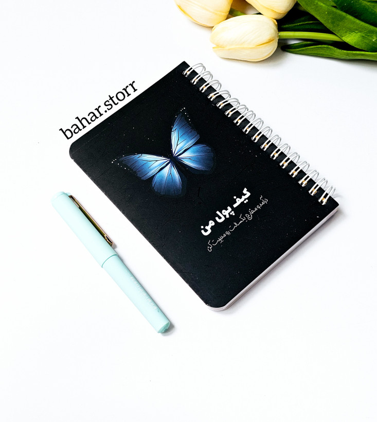 پلنرمالی برنامه ریزی درامدها و هزینه ها ۹۶ برگ پروانه مشکی