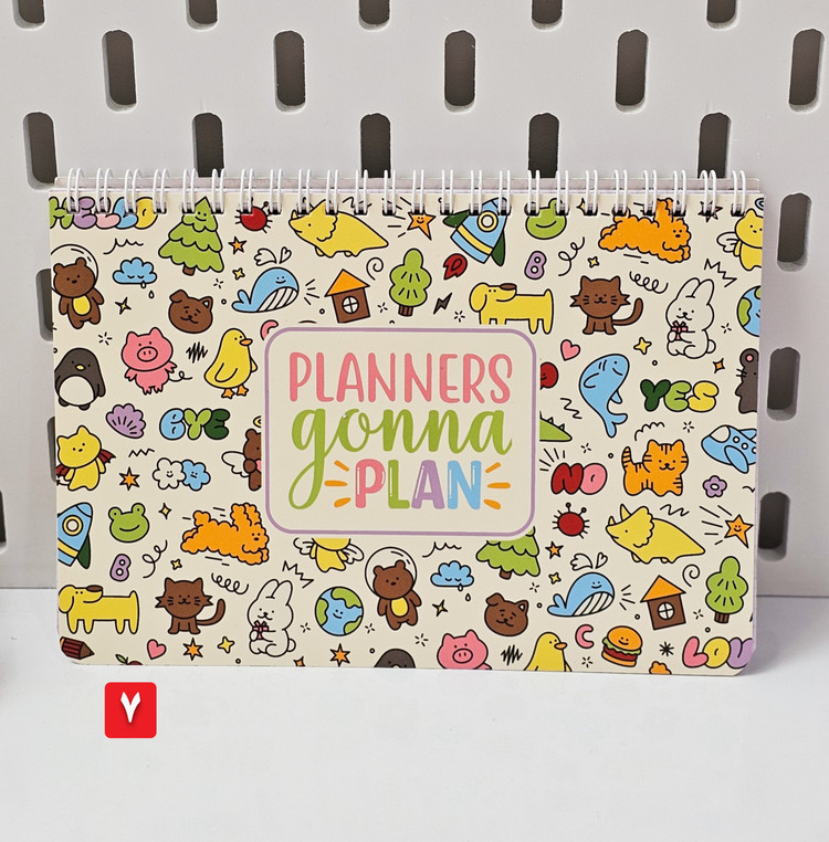 پلنر برنامه ریزی مدل هفتگی ۹۶ برگ حیوانات