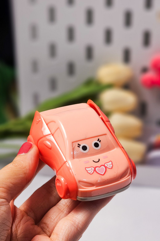 تراش دو مخزنه طرح ماشین صورتی