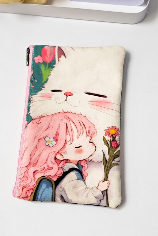 جامدادی مخملی تخت طرح های فانتزی دخترو پیشی