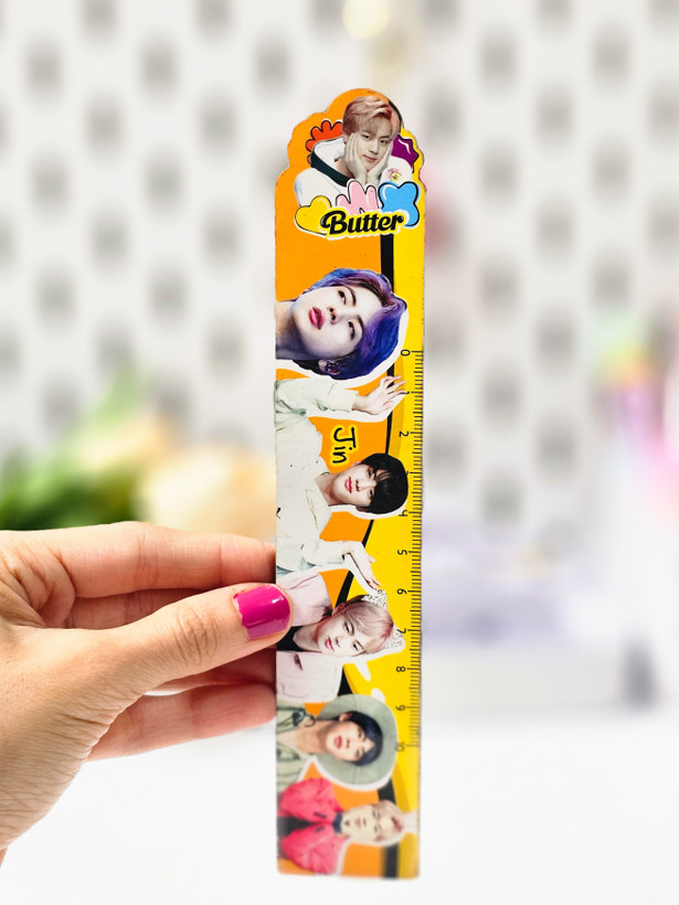 خط کش های چوبی طرح فانتزی طرح پسر