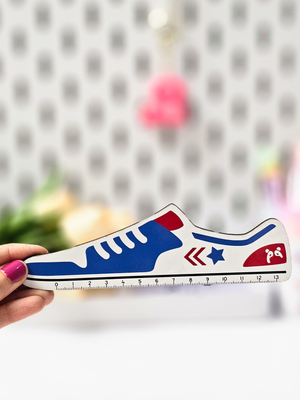 خط کش های چوبی طرح فانتزی کفش