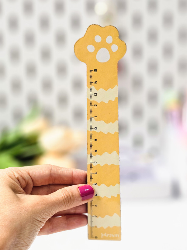 خط کش های چوبی طرح فانتزی پنجهگربه