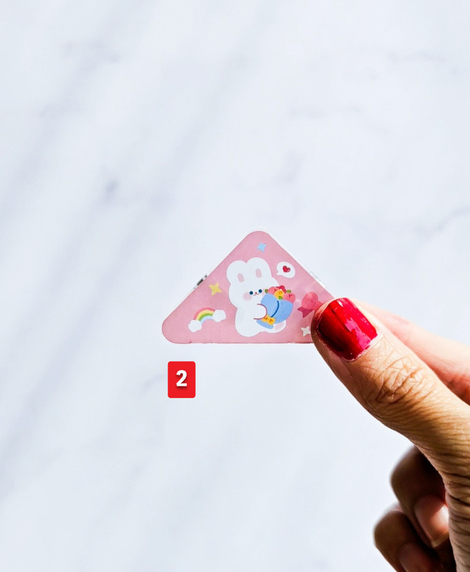 گیره کاغذ طرح کیوت و فانتزی صورتی