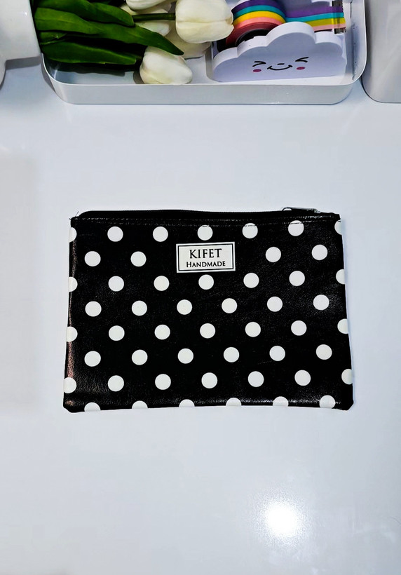 کاور چرمی برند کیفت ابعاد a5 توپی مشکی