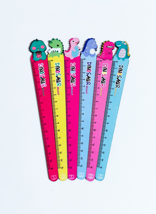 خط کش چوبی ۱۵ سانتی فانتزی