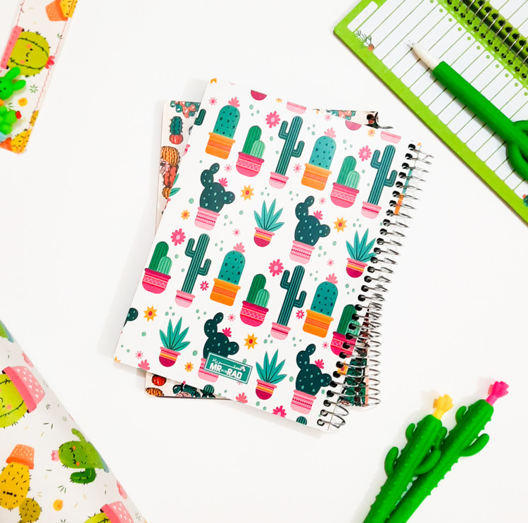 پلنر هفتگی جلد مقوایی برند مسترراد ۷۵ برگ کاکتوس