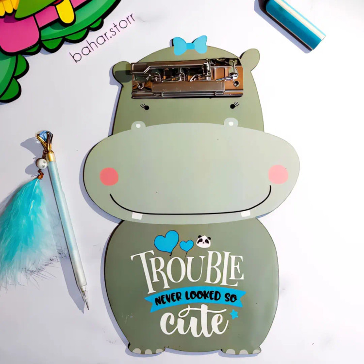 تخته شاسی چوبی طرح فانتزی اسب ابی