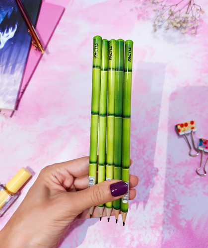 مداد مشکی برند فکتیس طرح چوب بامبو