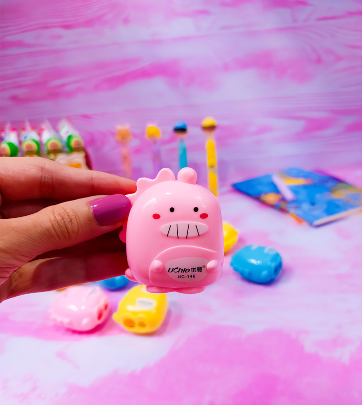 تراش دو مخزنه دایناسور صورتی