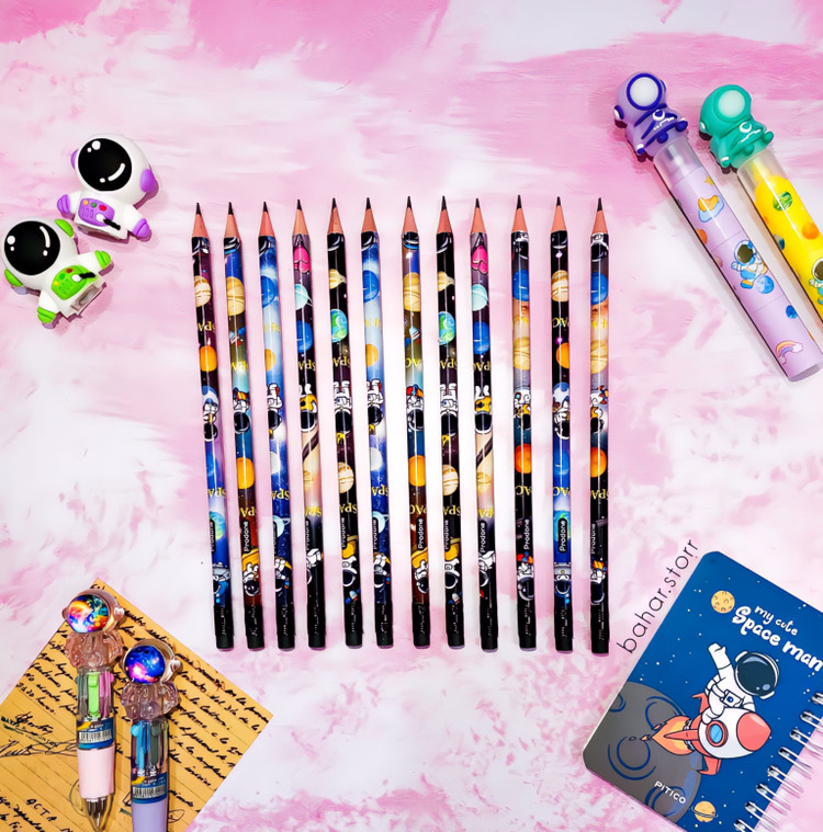 مداد مشکی برند پرودون طرح فضانورد