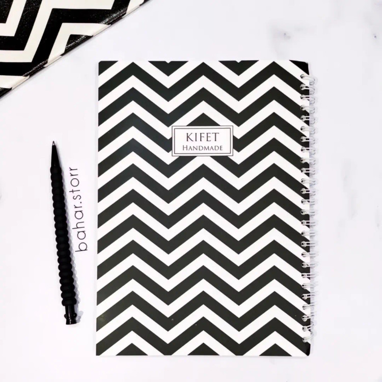 دفتر دانشجویی برند کیفت ۸۰ برگ زیگزاگی