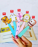 بوکمارک چوبی فانتزی