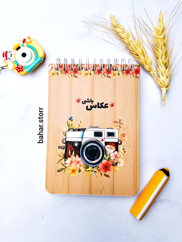 پلنر عکاسی جلد مقوایی برند نیکولند ۹۰ برگ قهوه ای