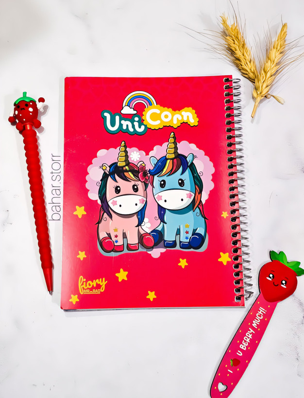 دفتر حاشیه دار جلدمقوایی برند مسترراد ۵۰ برگ