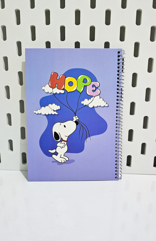 دفترهای حاشیه دار جلد مقوایی ۴۰ برگ هاپو بنفش