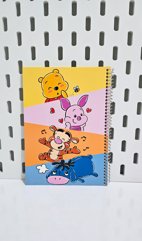 دفترهای حاشیه دار جلد مقوایی ۴۰ برگ پو و دوستان