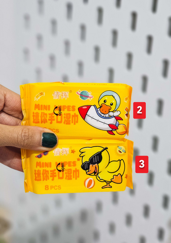 دستمال های مرطوب وارداتی جوجه