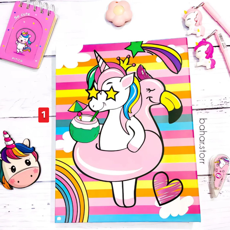 کلاسور ۲۶ حلقه برند hero یونیکورن