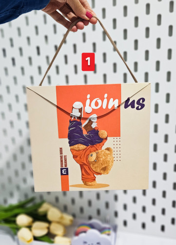 دفتر نقاشی کیفی جلد مقوایی ۶۰ برگ خرس