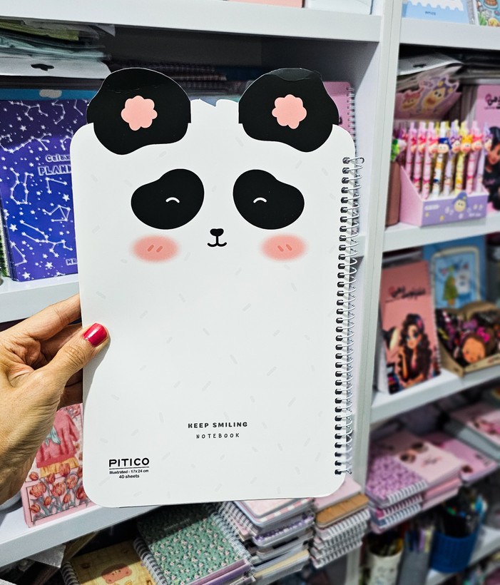 دفترهای گوش دار جلد مقوایی برند پیتیکو ۴۰ برگ پاندا