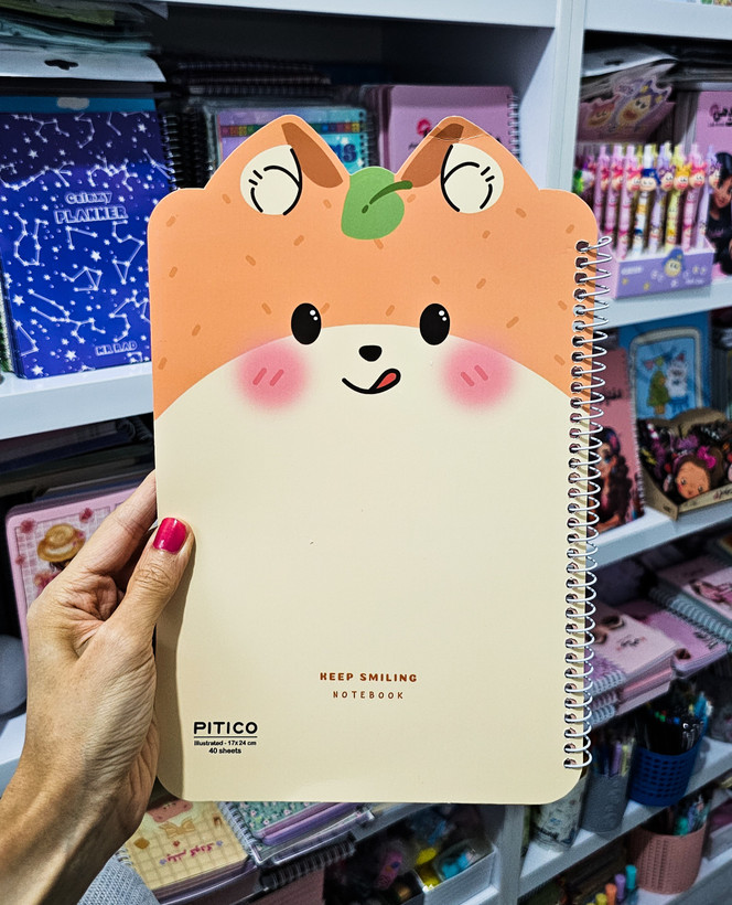 دفترهای گوش دار جلد مقوایی برند پیتیکو ۴۰ برگ روباه