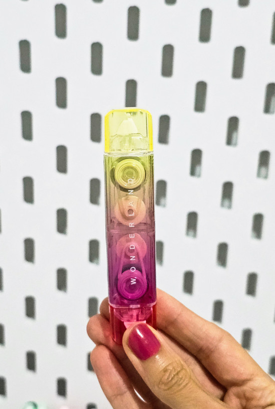 چسب و غلطگیر دوطرفه برند twingo زرد