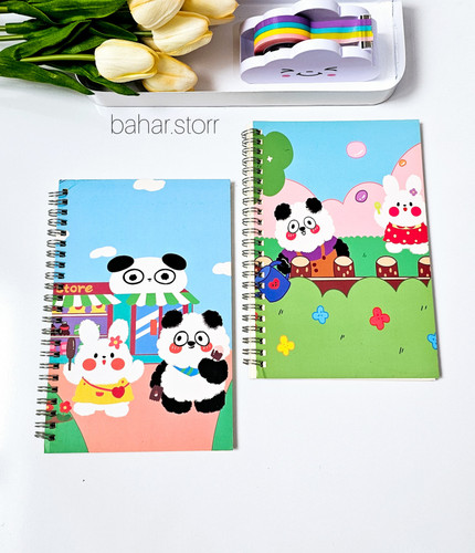 دفتر جلدمقوایی وارداتی ۶۰ برگ