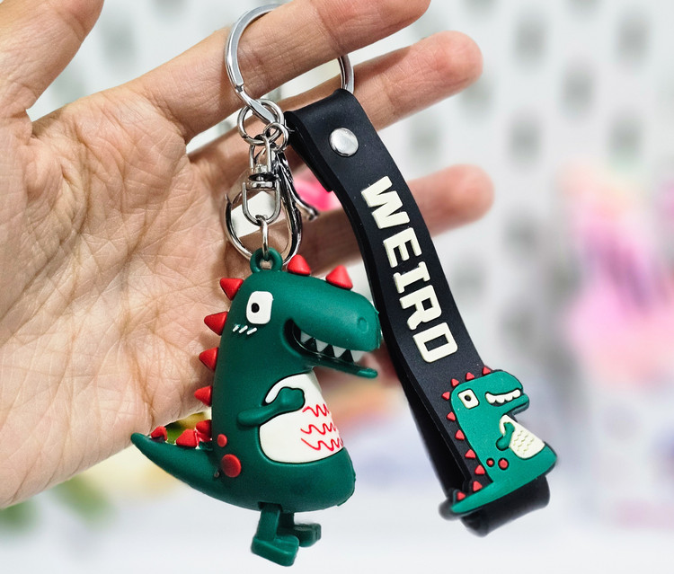 جاکلیدی و جاسوئیچی سیلیکونی دایناسور سبز تیره