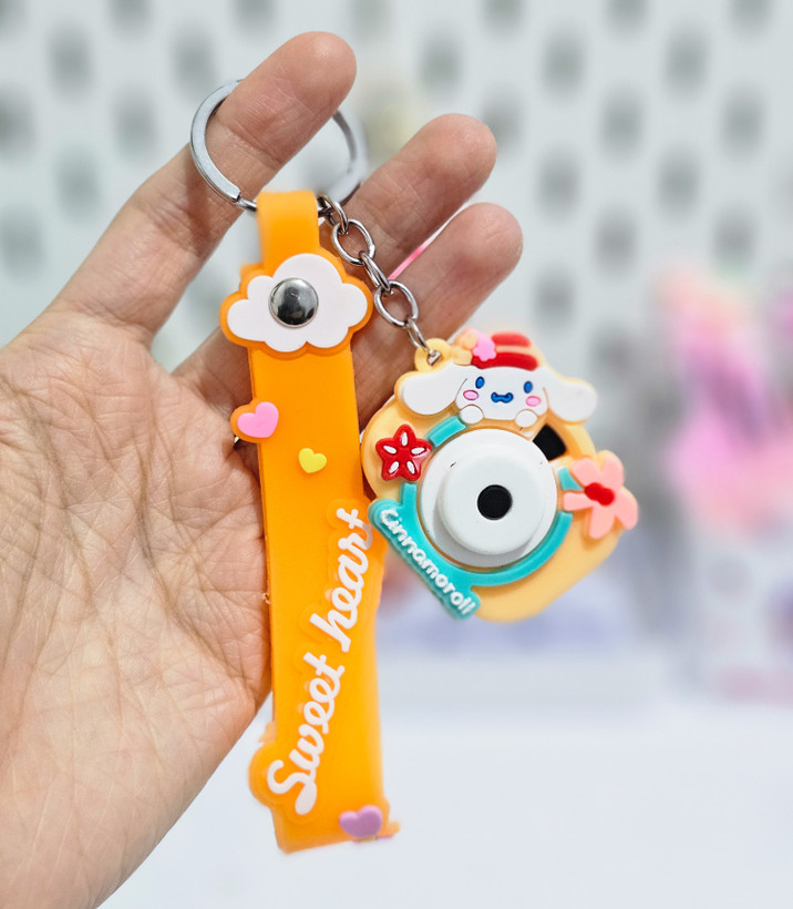 جاکلیدی و جاسوئیچی سیلیکونی دوربین نارنجی