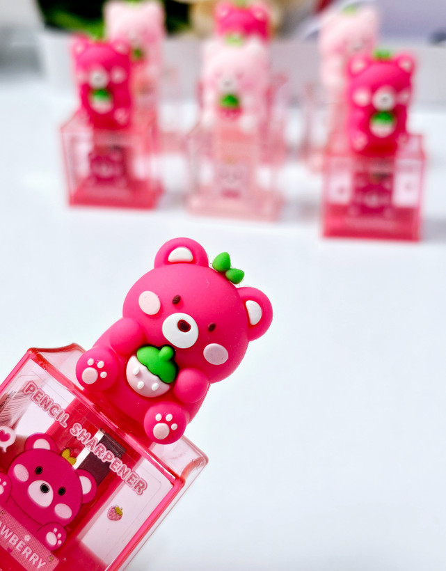 تراش دو مخزنه سر سلیکونی خرس سرخابی