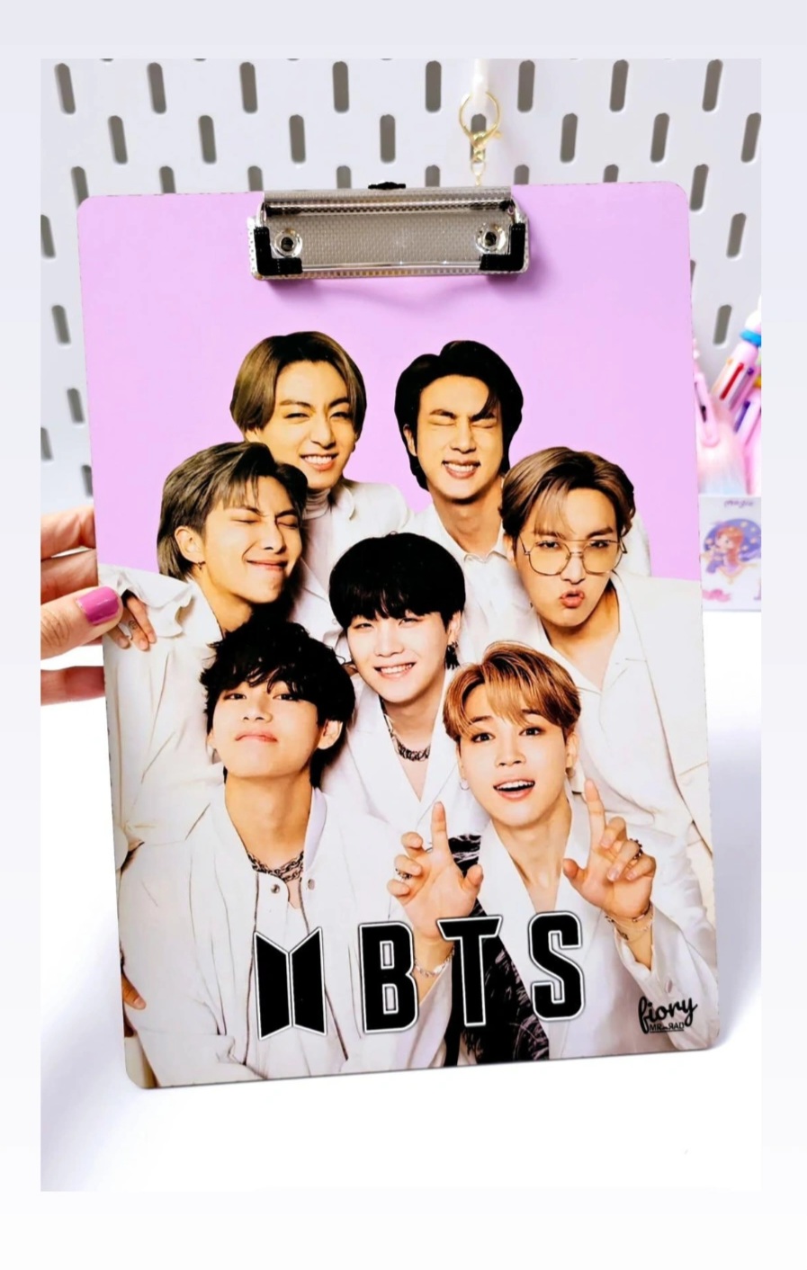 تخته شاسی چوبی فانتزی a4 بی تی اس