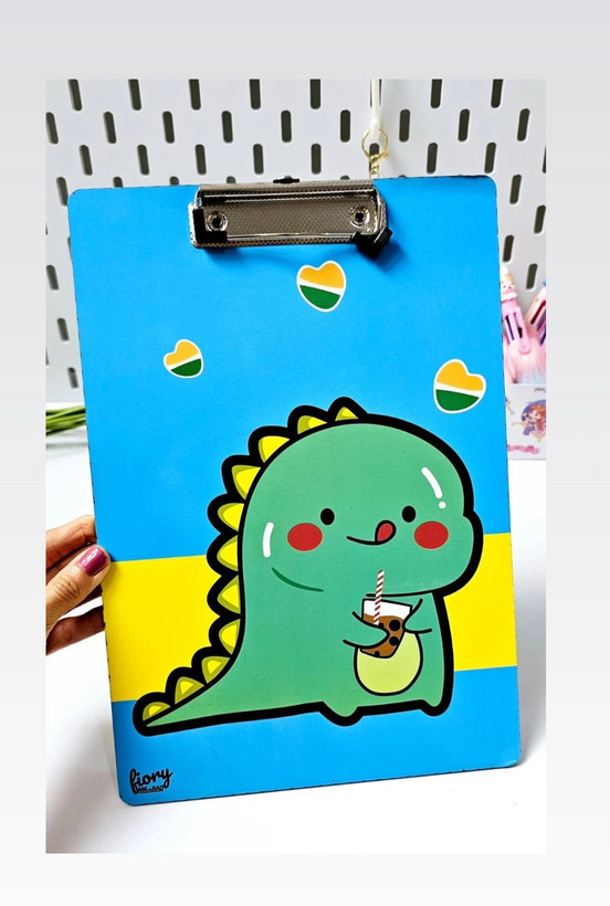 تخته شاسی چوبی فانتزی a4 دایناسور