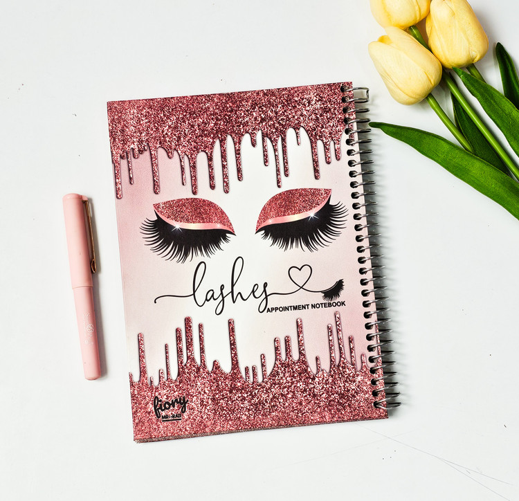 پلنر مژه کار جلد سخت برند مسترراد ۷۵ برگ