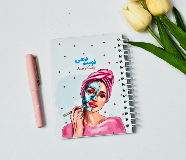 پلنر نوبت دهی جلد مقوایی فیشال برند نیکولند ۹۰ برگ