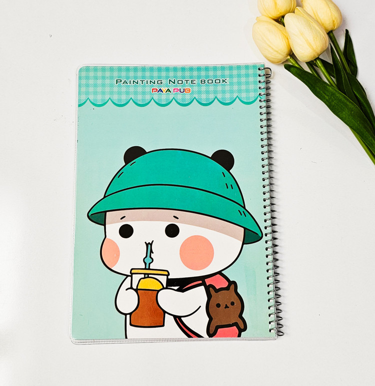 دفتر نقاشی مجلد برند پایاپاب ۶۰ برگ خرس