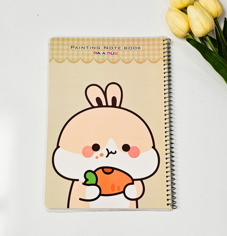 دفتر نقاشی مجلد برند پایاپاب ۶۰ برگ خرگوش
