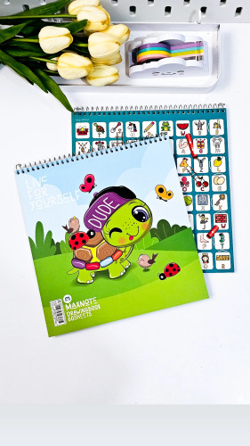 دفتر نقاشی مربعی جلد مقوایی ۶۰ برگ