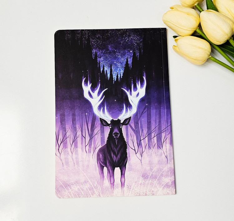 دفتر جلد مقوایی برند سویل ۵۰ برگ گوزن