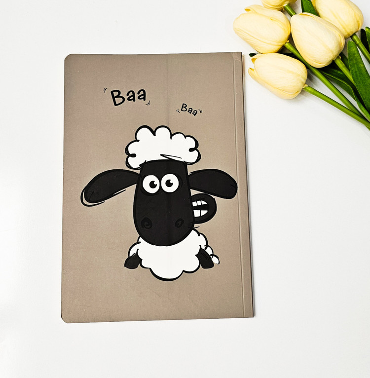 دفتر جلد مقوایی برند سویل ۵۰ برگ ببعی