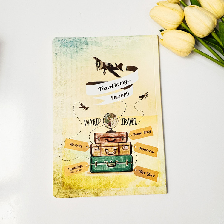 دفتر جلد مقوایی برند سویل ۵۰ برگ هواپیما