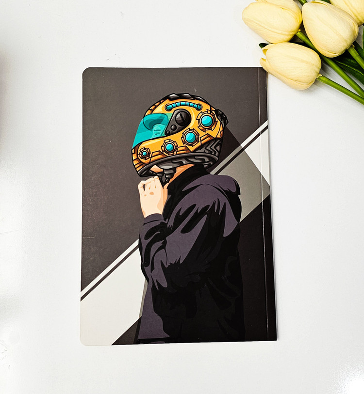 دفتر جلد مقوایی برند سویل ۵۰ برگ پسر