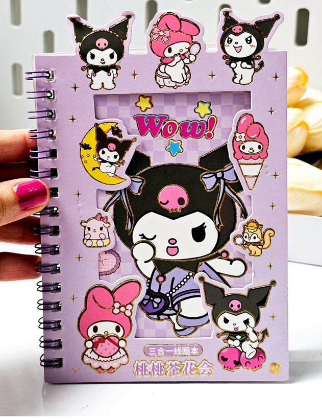 دفترچه استیکری کرومی