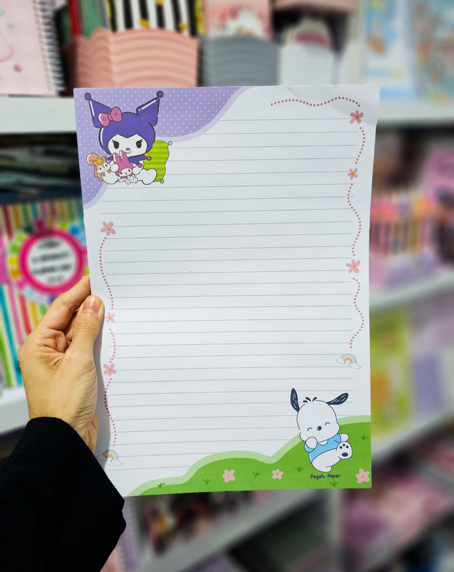 برگه امتحانیطرح دار بسته ۱۰ عددی کرومی