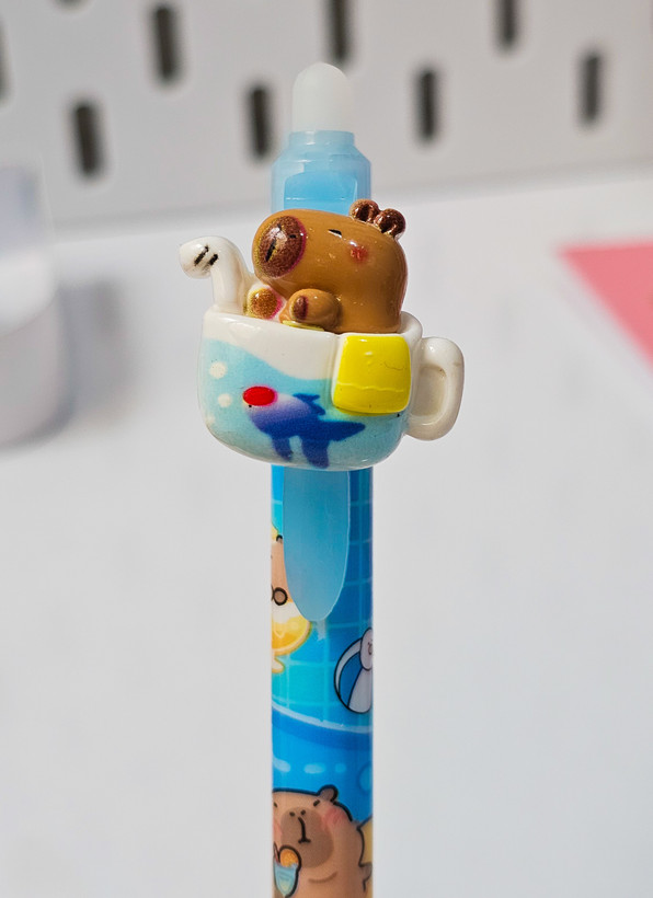 خودکار پاکندار پیکسل دار کاپی بارا نوک ۵دهم ابی