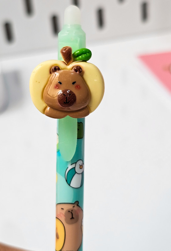 خودکار پاکندار پیکسل دار کاپی بارا نوک ۵دهم سبز