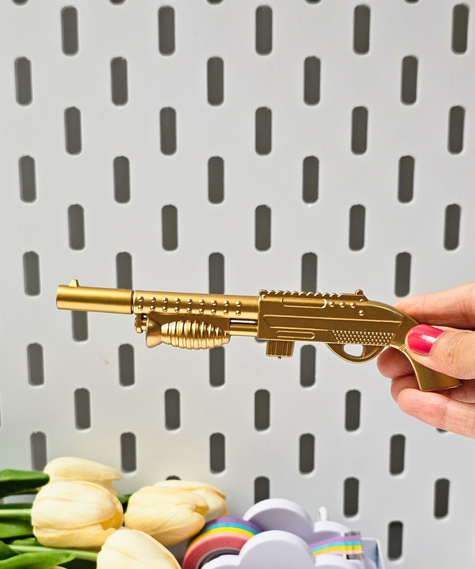 رواننویس تفنگ نوک نازک طلایی