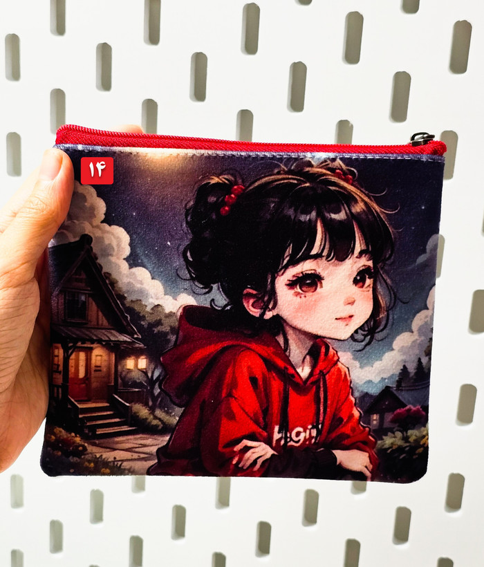 کیف پد بهداشتی فانتزی مخملی دختر