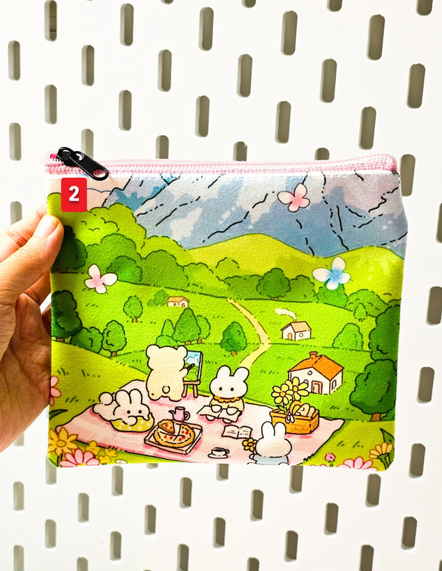 کیف پد بهداشتی فانتزی مخملی حیوانات